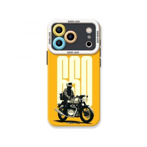 Vintage Motorcycle Adventure Silicone Case for Apple iPhone Series