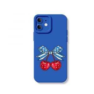 Pop Star Cherry Silicone Case for Apple iPhone Series