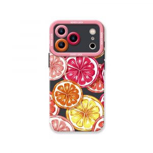 Citrus Splash Silicone Case for Apple iPhone Series.