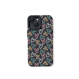 Colorful Heartbeat Delight Silicone Case for Apple iPhone Series