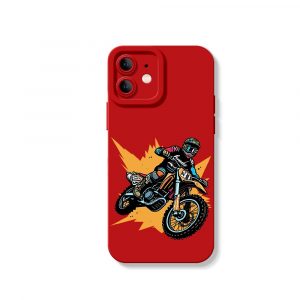 Motocross Adventure Silicone Case for Apple iPhone Series