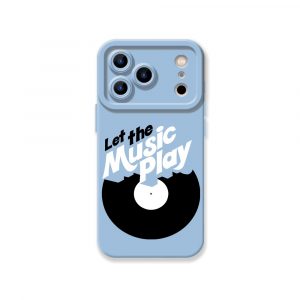 Let the Music Play Vinyl Groove Silicone Case for Apple iPhone Series