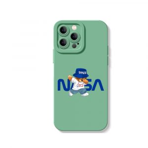 Astronaut Bear Adventure Silicone Case for Apple iPhone Series