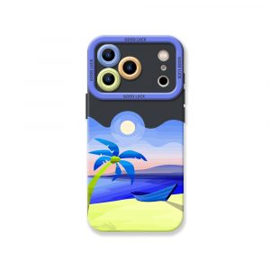 Sunset Serenity Beach Vibes Silicone Case for Apple iPhone Series