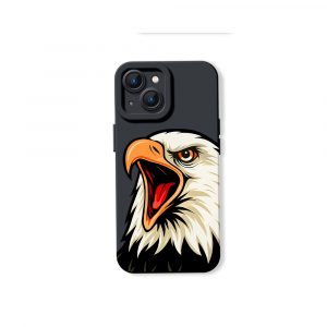 Fierce Eagle Graphic Silicone Case for Apple iPhone Series