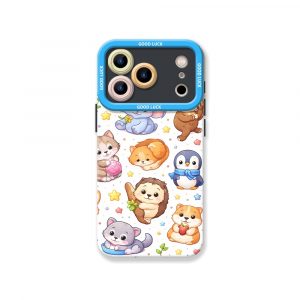 Adorable Animals Charm Silicone Case for Apple iPhone Series