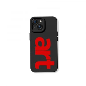 Bold Art Typography Silicone Case for Apple iPhone Series