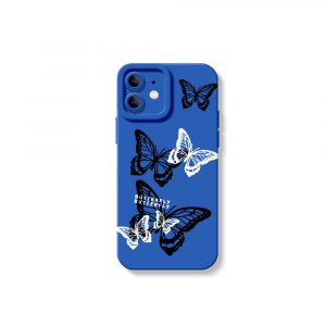 Butterfly Bliss Silicone Case for Apple iPhone Series
