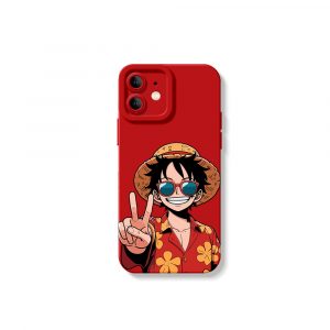 Playful Pirate Straw Hat Silicone Case for Apple iPhone Series