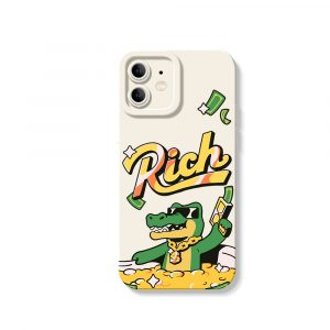 Rich Croco Silicone Case for Apple iPhone Series