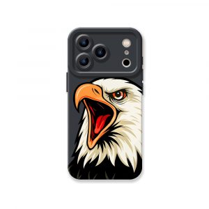 Fierce Eagle Graphic Silicone Case for Apple iPhone Series