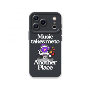 Astronaut DJ Groove Silicone Case for Apple iPhone Series