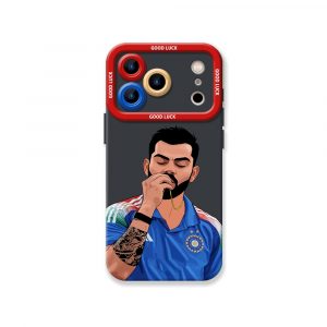 Victory Pose Cricketer Design Silicone Case for Apple iPhone Series