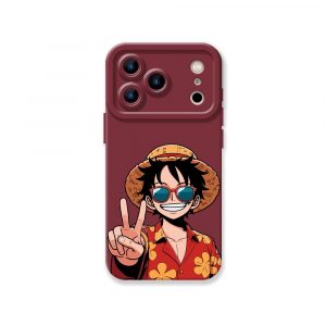 Playful Pirate Straw Hat Silicone Case for Apple iPhone Series