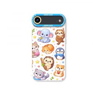 Adorable Animals Charm Silicone Case for Apple iPhone Series