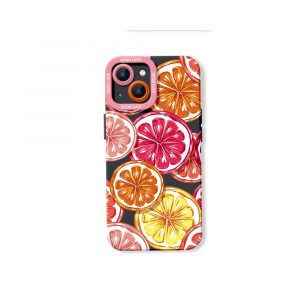 Citrus Splash Silicone Case for Apple iPhone Series.