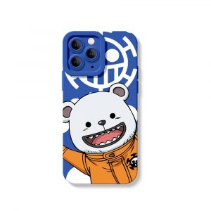 Cheerful Bear Pirate Adventure Silicone Case for Apple iPhone Series