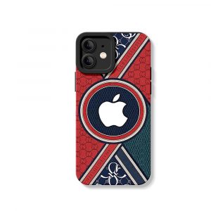 Bold Geometric Elegance Silicone Case for Apple iPhone Series