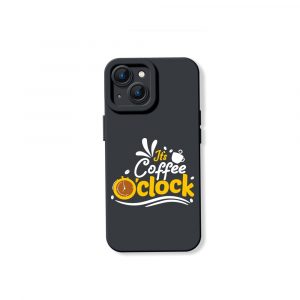 Coffee Clock Delight Silicone Case for Apple iPhone Series