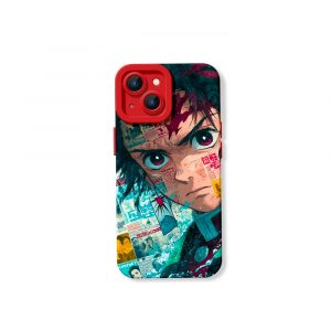 Bold Anime Collage Design Silicone Case for Apple iPhone Series