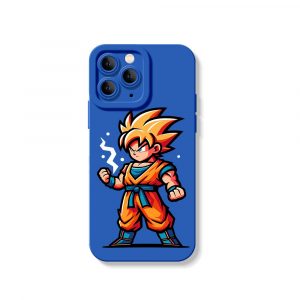 Anime Warrior Power-Up Silicone Case for Apple iPhone Series