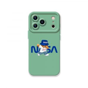 Astronaut Bear Adventure Silicone Case for Apple iPhone Series