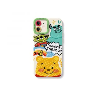 Cartoon Friends Silicone Case for Apple iPhone Series