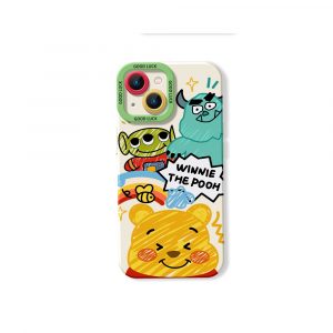 Cartoon Friends Silicone Case for Apple iPhone Series