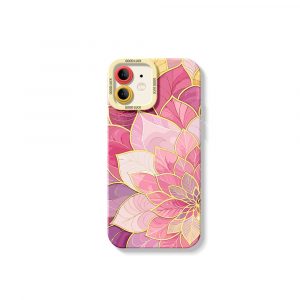 Radiant Petals Bliss Silicone Case for Apple iPhone Series