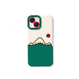 Mountain Sunrise Charm Silicone Case for Apple iPhone Series