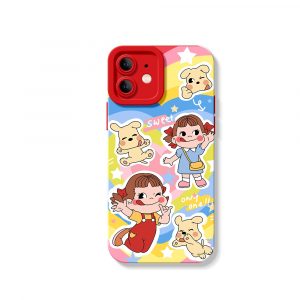 Colorful Cartoon Joy Silicone Case for Apple iPhone Series