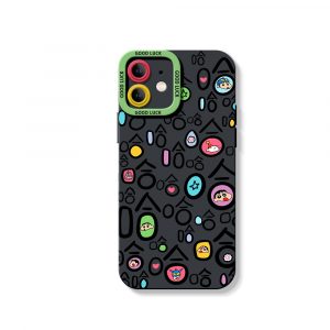 Colorful Faces Silicone Case for Apple iPhone Series