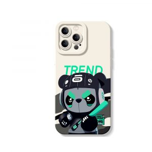 Streetwise Panda Trend Silicone Case for Apple iPhone Series