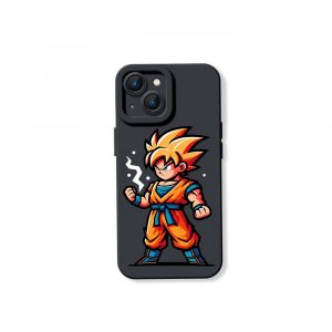 Anime Warrior Power-Up Silicone Case for Apple iPhone Series