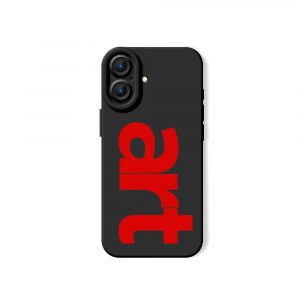 Bold Art Typography Silicone Case for Apple iPhone Series