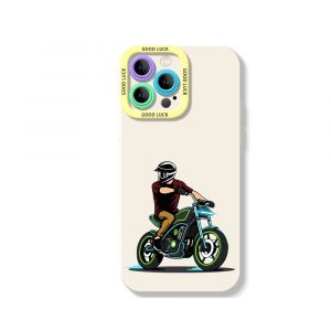 Road Warrior Biker Silicone Case for Apple iPhone Series