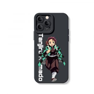 Energetic Anime Warrior Design Silicone Case for Apple iPhone Series