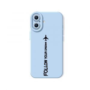 Dream Chaser Jet Black Silicone Case for Apple iPhone Series