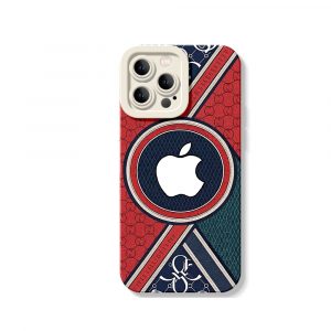 Bold Geometric Elegance Silicone Case for Apple iPhone Series