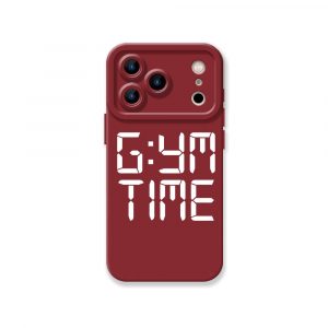 Digital Countdown Gym Time Silicone Case for Apple iPhone Series