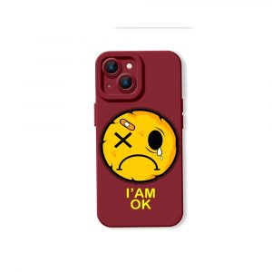 Ironic Smiley Silicone Case for Apple iPhone Series