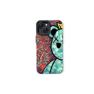 Colorful King Bear Silicone Case for Apple iPhone Series