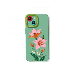 Floral Elegance Silicone Case for Apple iPhone Series
