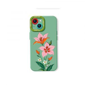 Floral Elegance Silicone Case for Apple iPhone Series