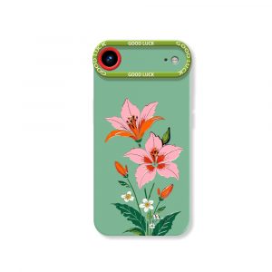 Floral Elegance Silicone Case for Apple iPhone Series