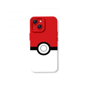 Catch Poke Design Silicone Case for Apple iPhone Series