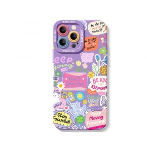 Inspirational Flowers Silicone Case for Apple iPhone Series
