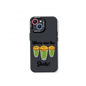 Party Vibes Shot Glass Red Silicone Case for Apple iPhone Series