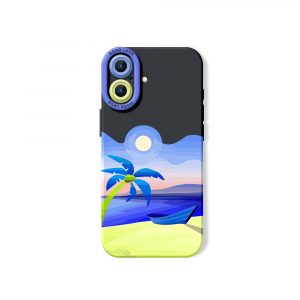 Sunset Serenity Beach Vibes Silicone Case for Apple iPhone Series