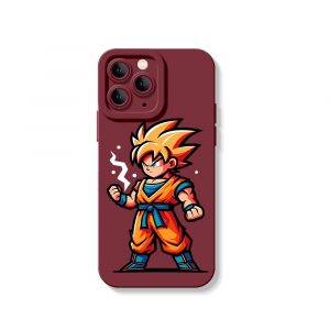 Anime Warrior Power-Up Silicone Case for Apple iPhone Series